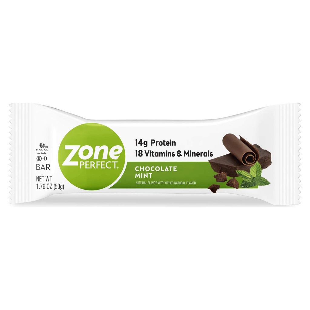ZonePerfect proteiinipatukat, 14g proteiinia, 18 vitamiinia ja kivennäisaineita, ravintoainepatukka, suklaapatukka, 12 baria