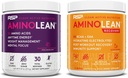 RSP NUTRITION AminoLean Pre workout Energy (BlackBerry Pomegranate 30 Servings) kanssa AminoLean Recovery Post Treenout Boost (Blood Orange 30 Servings)