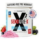 Sendure-X Beetroot + Citroot Powder - Kofeiiniton pre-Workout - Boosts Blood Flow, Energy, VO2 Max, Endurance, Recovery - NSF Sport Certified, Peak Performance, Natural - 30 Servings Wild Berry