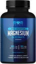 Magnesium Glycinate - 500 mg Kelatoitu kolminkertainen imeytyminen Magnesium - Sydän, luut, nivelet tuki - rauhallinen ja rentouttava - 180 kapselia