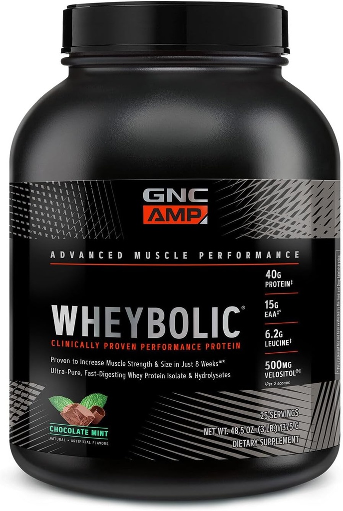 GNC AMP Wheybolic - Chocolate Mint (25 tarjoilua)