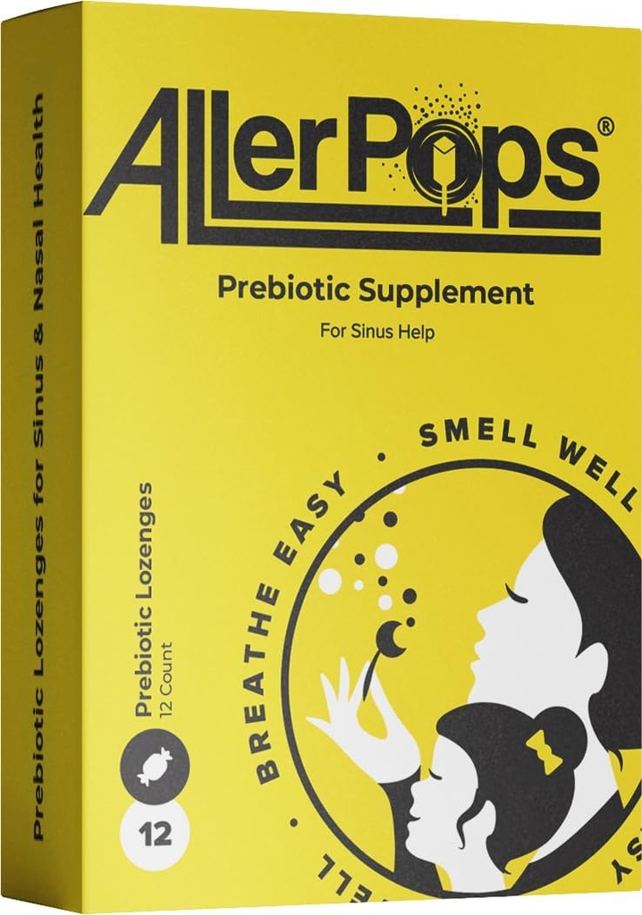 Prebiootti Supplement- pitkäikäinen Nasal / Sinus Health, Immuno Balancing - Täydellinen ravitsemus Airway Probiootit, 12 Gummy Lozenges