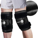 2 Ice Pack polvikipua helpottavaa, uudelleen käytettävä geelijääkääre loukkaantumisille, turvotus, polvenkorvauskirurgia, kylmä compress terapia niveltulehdus, Meniscus kyynel ja ACL, musta