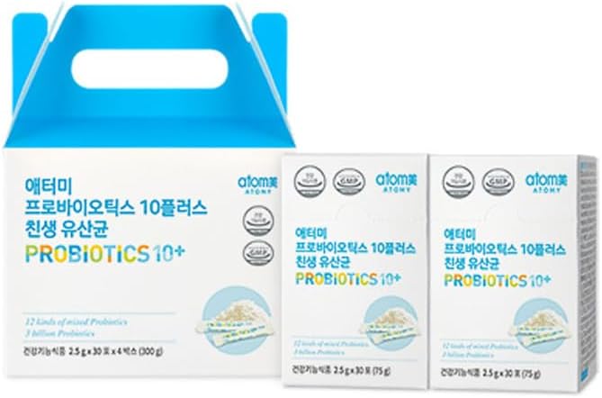 Korea Health Product Probiootit10+ naisille ja miehille auttaa ylläpitämään hyvää Flora 300g(2,5gx120) - Syö 1 pakkaus per päivä