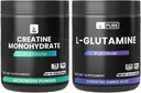 L-glutamiini ja kreatiinimonohydraatti Powder Bundle, Liikunta ja elämäntapa, lisäjauheet