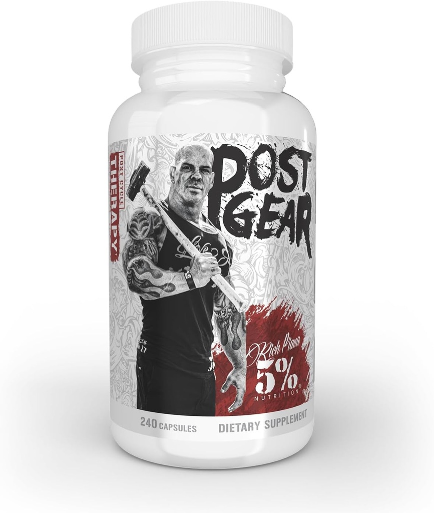 5% Nutrition Rich Piana Post Gear PCT tuki Booster 