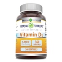 Amazing Formula D3-vitamiini (kolekalsiferoli) Supplement ... 5000 IU per tarjoilu... 360 Softgels...