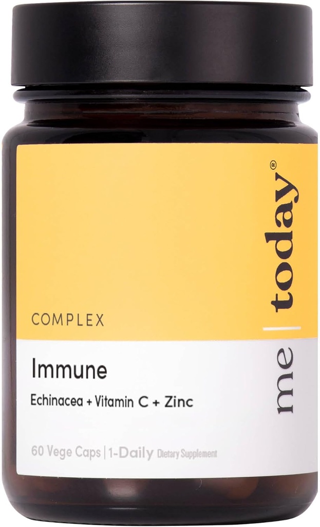 me tänään Immuuni tuki täydentää aikuisille Echinacea, C-vitamiinin sinkki & D3-vitamiinia päivittäin immuunijärjestelmän Booster, hyvinvointi ja puolustus, kasvissyöjä, 60 tarjoilua
