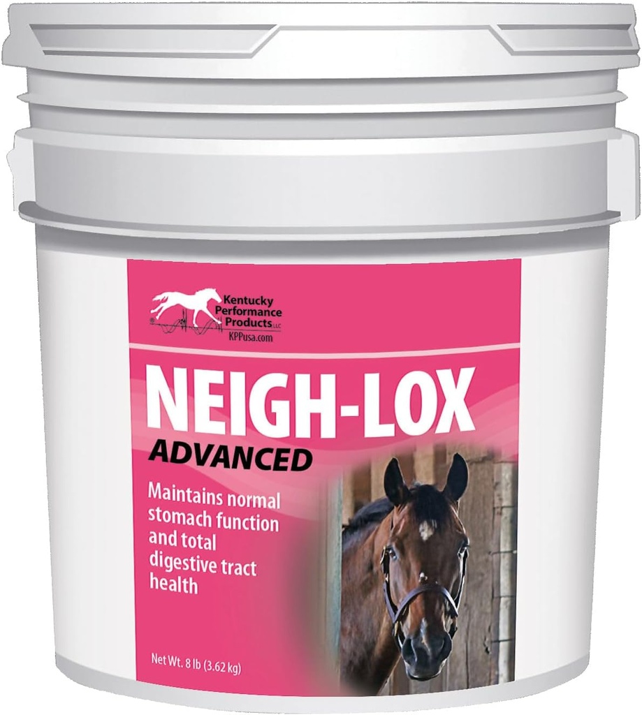 KENTUCKY PROD 044343 Naigh-Lox Advanced Ruoansulatuskanavan täydentää hevosille, 8 lb