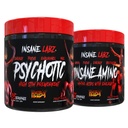 Insane Labz Hellboy Bundle, psykoottinen Hellboy Pre workout ja hullu Amino BCAA, lisätä lihasmassaa, voimaa, keskittyä ja Recovery Aika, Hedelmän Punch
