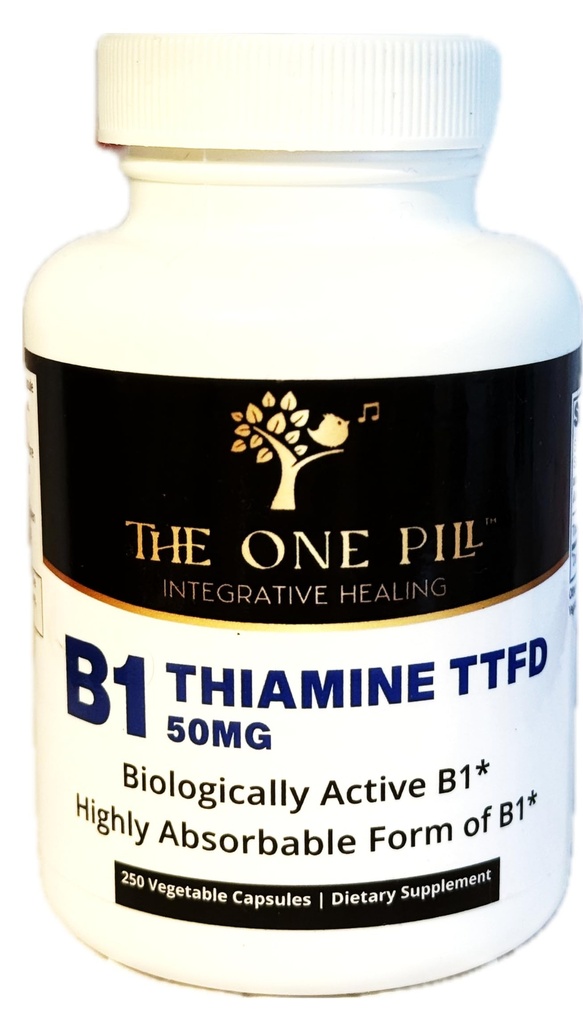 Vitamiini B1 tiamine TTFD, tiamine Tetrahydrofurfuryylidisulfidi, 50 mg-250Kapsuleja,Vegaania, Ei muuntogeenisiä organismeja, ei keinotekoisia täyteaineita tai Stearateen lisäaineita.
