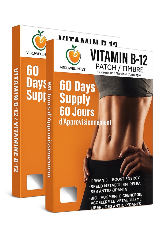 Veru Wellness B12 Patch - Energy Boost (2-Pack) 