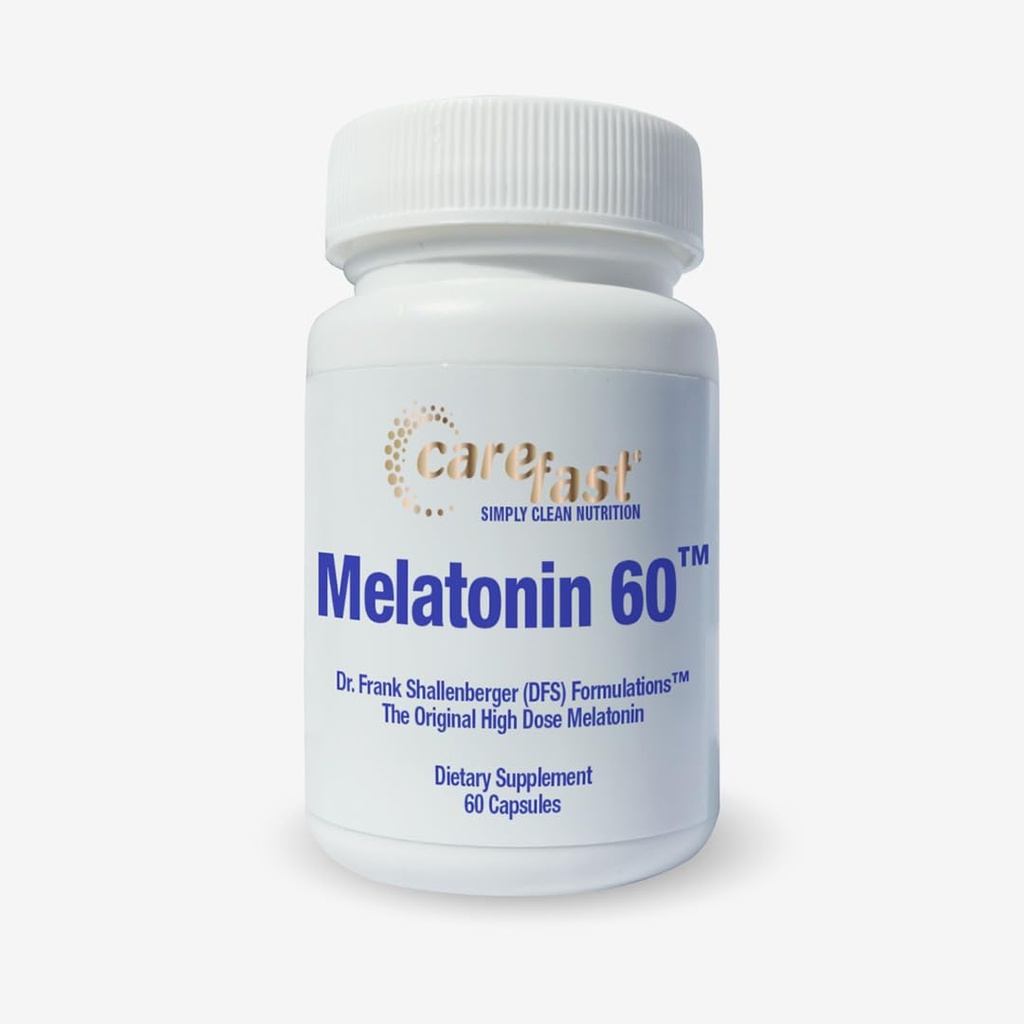Pure Melatoniini 60 mg ... 60 Korkean annoksen helposti nieltävät kapselit...