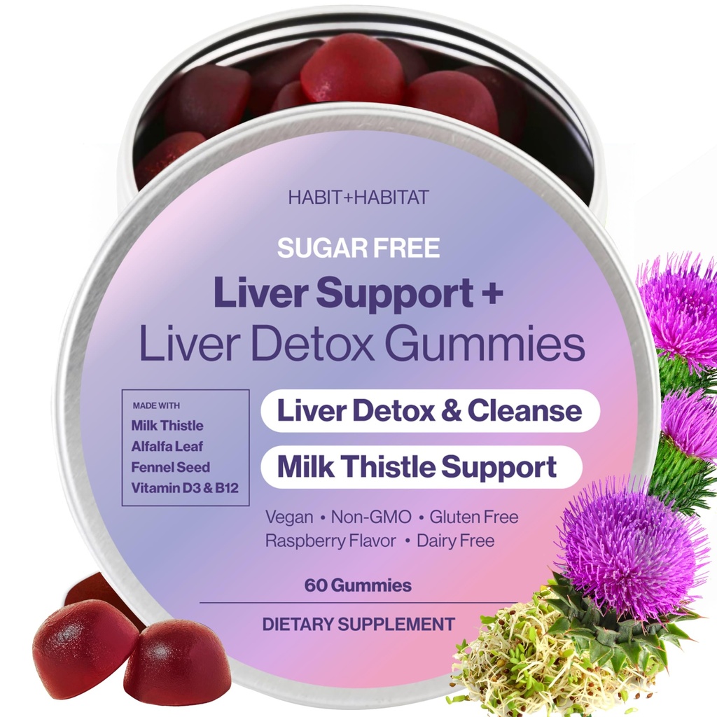 Maksa tuki Plus maito Thistle, Alfalfa Leaf, vitamiinit D3 ja B12 Advanced Formula