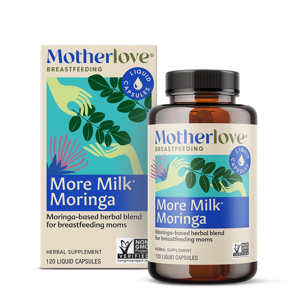 Motherlove lisää maitoa Moringa (120 kapselin arvo koko) Moringa-Based Imetys täydentää tukea rintojen maitoa.