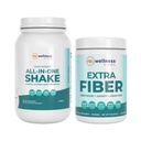Reignite Wellness JJ Virgin Vanilla Paleo-inspiroitu All-in-One Shake and Extra Fiber Powder Supplement