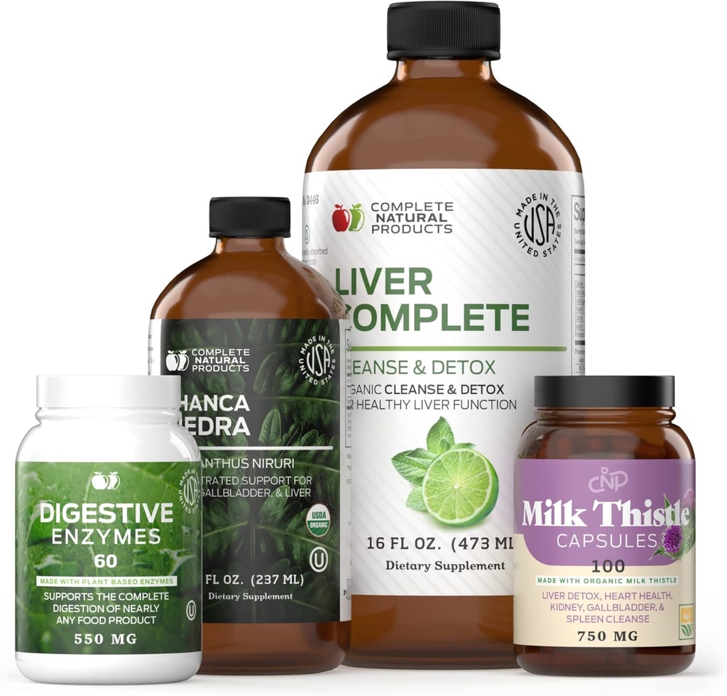 Maksan täydellinen Bundle & Sappirakko Täydellinen 8oz Bundle