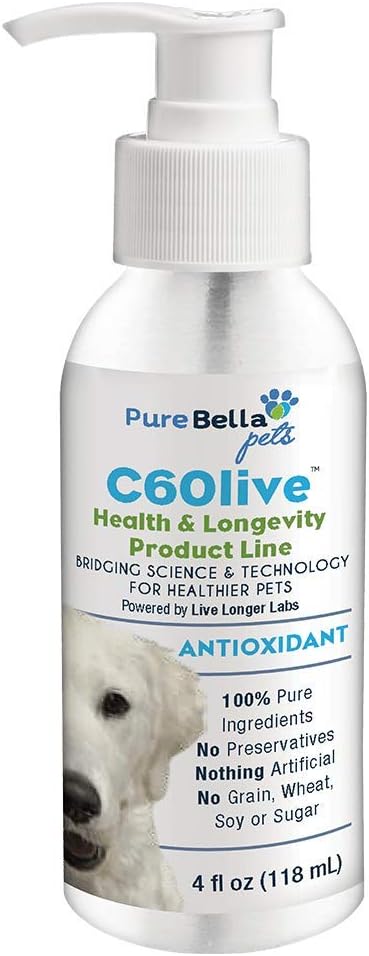 Pure Bella Lemmikit C60 Antioksidantti suurille koirille 4oz