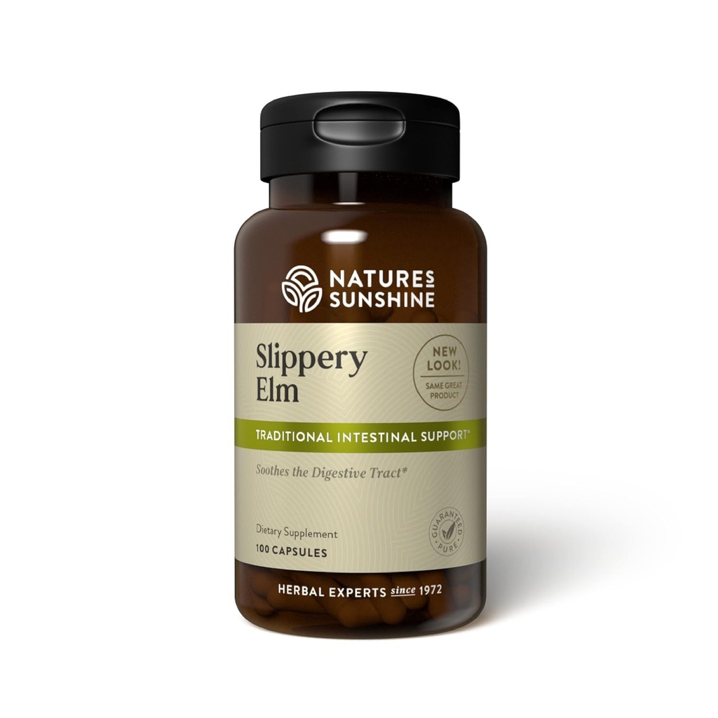 Nature's Sunshine Slippery Elm 100 kapselia