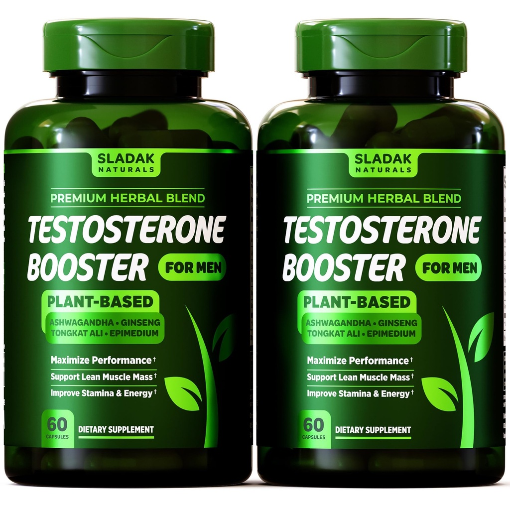 Testosteroni Booster täydentää miesten - mies Enhanceing Test Boost - Ashwagandha, L-arginiini, Tongkat Ali, Tribulus + More - Treenata, rakentaa lihas, vahvuus, energia & suorituskyky - 2 kuukauden tarjonta