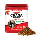 Nutridom Canadian Chaga Mushroom Tea Grind, Pebbles, Wild-Harvested, käsin poimittu, 160 g