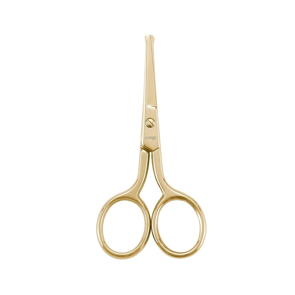 LIVINGO Professional nenä hiukset sakset, monikäyttöinen ruostumaton teräs pyöreä kärki suora terä, kasvokarva kulmakarvat korvakoristeet kauneus grooming Tool miesten & naisten, 3.5.