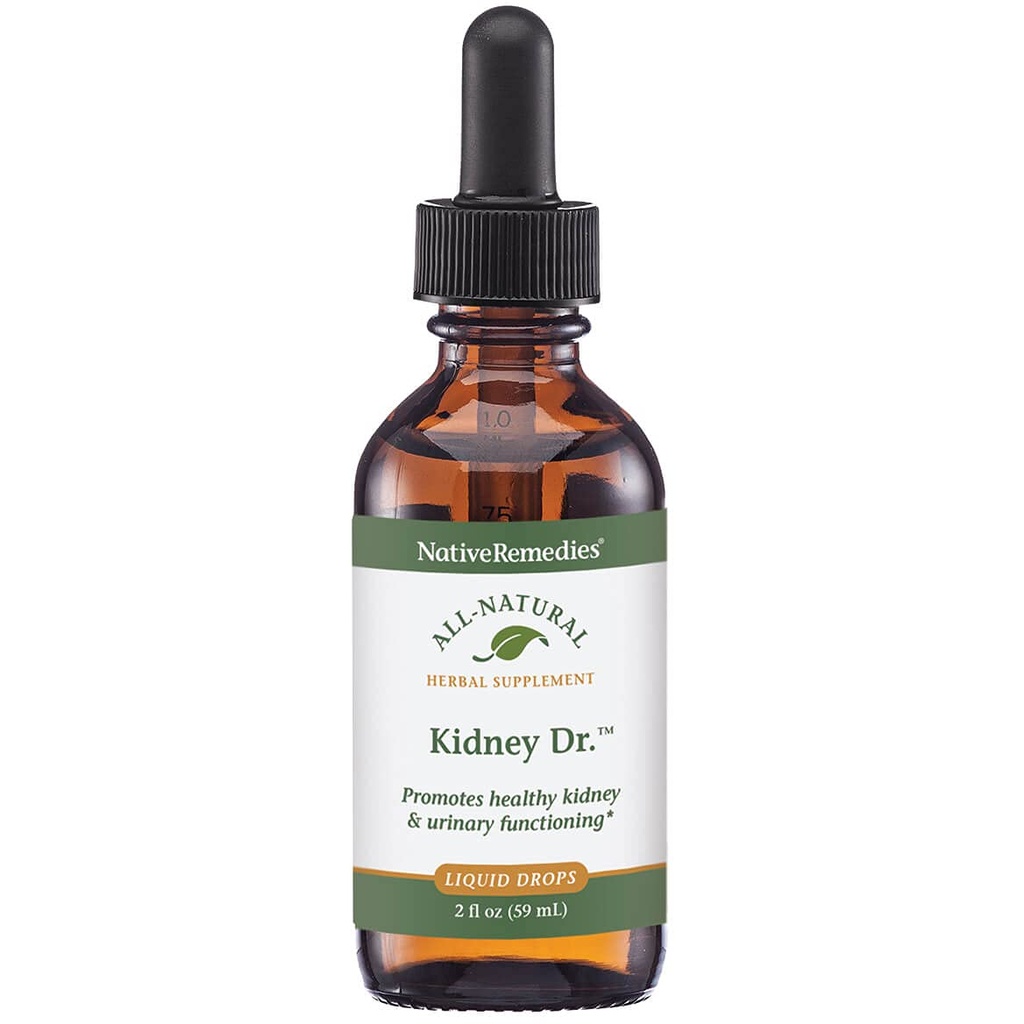 Native Remedies Munuaiset Dr. - All Natural Herbal Supplement for Munuaisten ja virtsateiden terveys - 59 ml