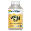 SOLARAY Super Bio puskuroitu C-vitamiini 1000 mg, Kaksivaiheinen, ajoitettu vapauttaa C-vitamiinin Bioflavonoidit, Immuuni tuki täydentää - korkea imeytyminen, vegaaninen, 60 päivän takuu, 180 tarjoiluja, 360 VegCaps 180