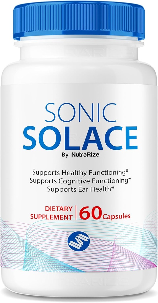 Sonic Solace - Advanced Formula säilyttää terve kuulo, virallinen Sonic Solace korvan terveys, Kaikki luonnollinen tuki kaiken hyvinvoinnille, SonicSolace Review (60 kapselia)