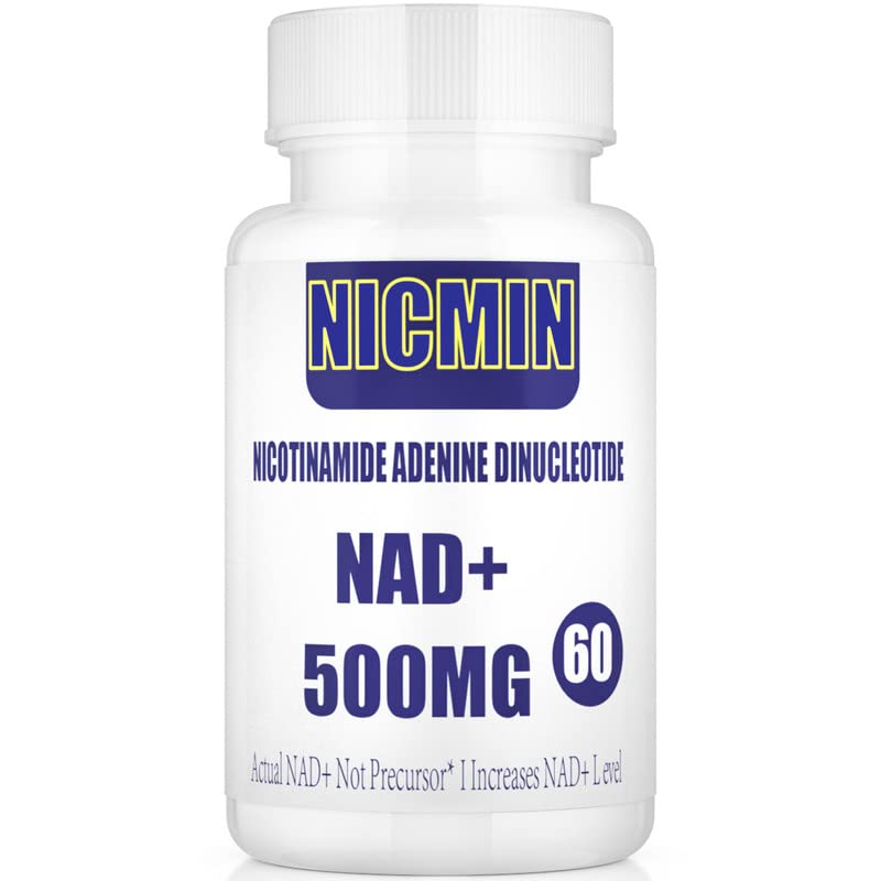 Liposomal NAD+ Supplement 800mg med TMG 300mg, Max Absorption Actual NAD + Supplement (Inte en föregångare för cellenergi, hälsosam åldrande och muskelreparation 60 kapslar
