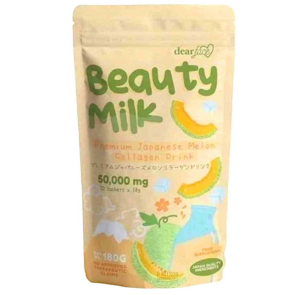 Kauneus Maito Japanilainen Collagen MELON Drink - 50 000 mg Hydrolyzed Collagen, 6.3 Ounce (Pakkaus 1)