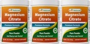 Best Naturals Magnesium Citrate Powder 1 punta (1 LB (Pakki 3))