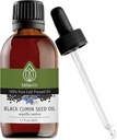 Teliaoils Black Seed Cumin Oil, 100% Pure, Natural, Cold Pressed, Rich in Omega-3 & Omega-6 rasvahappoja & Polyfenolit Premium Grade, Ihon, kynsien ja hiusten erinomainen antioksidantti