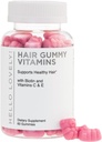 Hiusvitamiinit Gummies - Biotiini 5000 mcg kanssa E-vitamiini, C & Sinkki, hiusten kasvu vitamiinit naisille ja miehille - vahvempi, kaunis hiukset, iho ja kynnet täydentää, ei-GMO & Gluteenittomat - 60 Gummy Bears