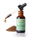 Lovita Bee Propolis Liquid Extract 500mg, 5:1 Resin Drops med 18% Bioflavonoider, Alkoholfri antioxidant, Immune Support & Throat Soothing, Gluten-Free, Non-GMO, 1 Fl Oz (30 ml), 30 Day Supply