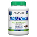 ALLMAX ISONATURAL Heraproteiini-isolaatti, suklaa - 5 lb - 27 grammaa proteiinia per scoop - nolla rasvaa & sokeri - 99% laktoositonta - prebiootit - Ei keinotekoisia makuja - Noin 73 tarjoilua