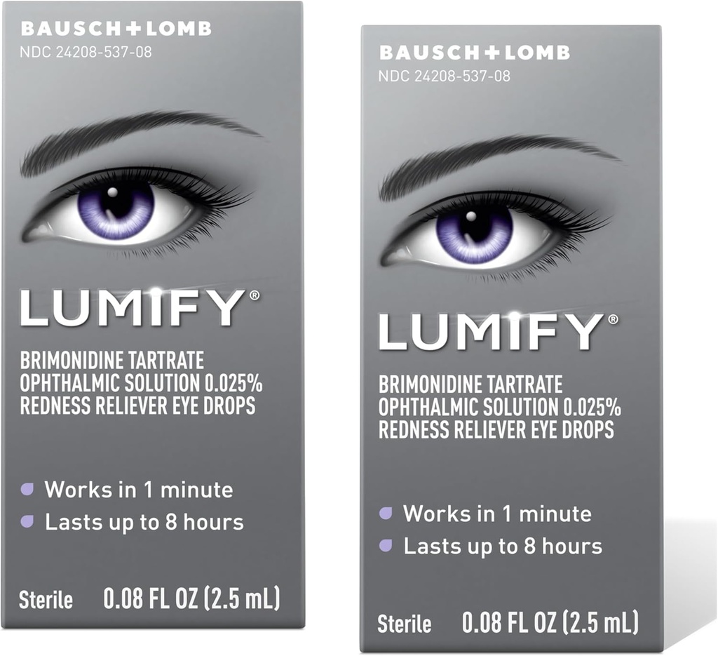 LUMIFY Punaisuus Reliever Eye Drops 0.08 fl oz (2,5 ml) 2 kpl pakkaus