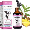 Kollageeni koirille, neste kollageeni koirille, koira neste kollageeni tipat, kollageeni Biotiini, MSM & inkivääri hoito koirille, iholle ja turkki täydentää koirille, koira kollageeni 60 ml