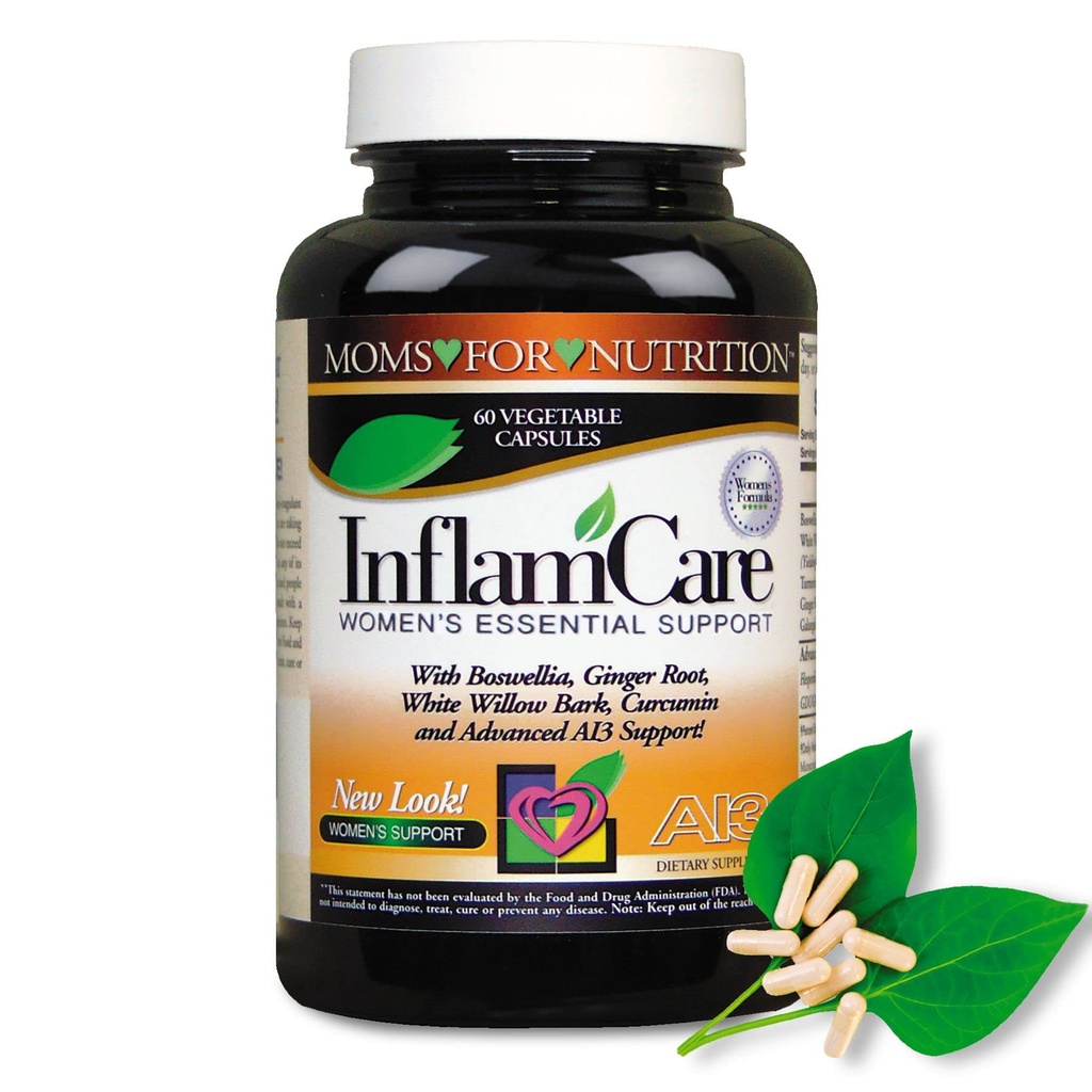 Natural InflamCare 3000MG Essential Synergia Naisten's äitien ravitsemus - - Gluteeniton - 60