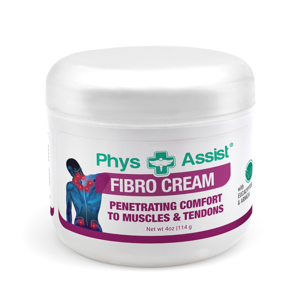 Fysiologi Fibromyalgia Cream ... luonnon kasvitieteellinen rauhoittava ja viilentävä, 4 oz purkki.