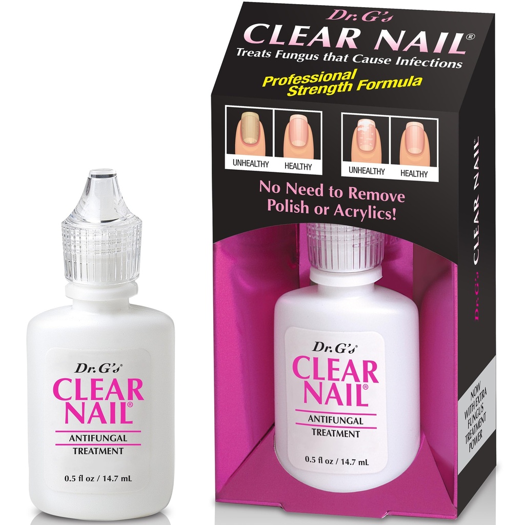 Dr G's Clear Nail Antifungal Behandling, 0,5 Fluid Ounce