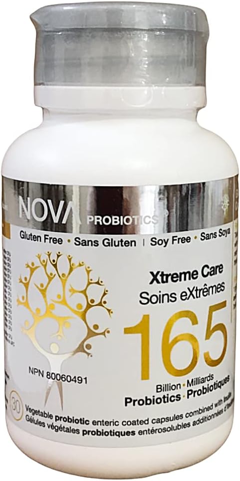 NOVA Probiootit Multi-Strain Xtreme Care 165 miljardia Probiootit per Kapseli-30 VCaps