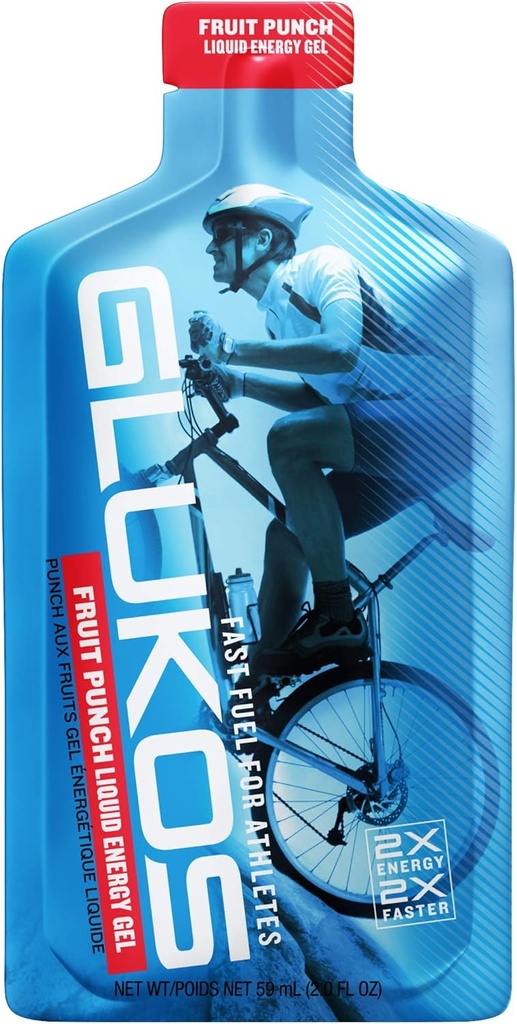Glukos energia geelit Runners 2oz Packets, Juoksevat geelit Elektrolyyttejä, Tarjotin 12