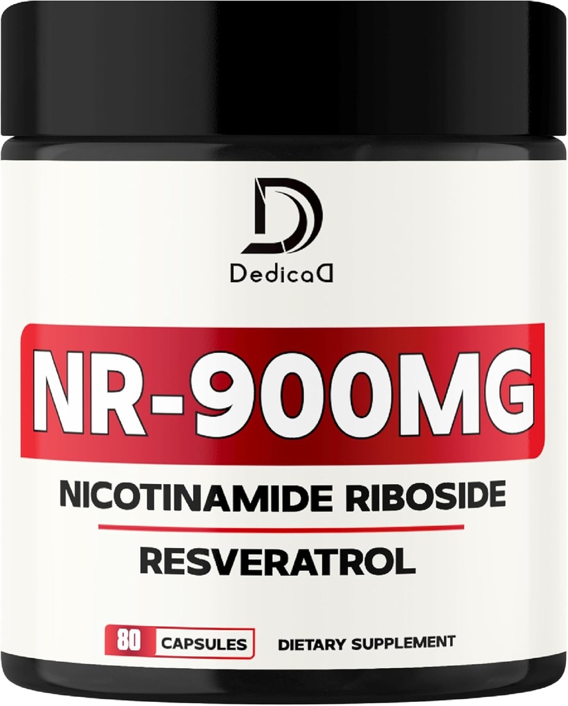 NAD Nikotinamidi Ribosidi Resveratrol 900 mg Plus Resveratrol 100MG - solutuotanto & restaurointi, ikääntyminen No, kokonaiselinkyky - 80 kapselia