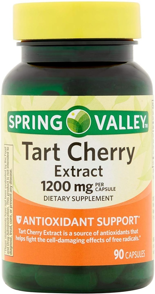 Spring Valley Tart Cherry Extract Joint Health, 1200 Mg, 90 kapselia