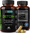 ELEAN Detox Plus Blended with Probiotic, Alfalfa, Flax Seed, Organic Aloe Vera, Сascara Sagrada kuori Colon Cleanse, Gut Health, Dgestive Health ja Total Colon Care. 90 kapseli 30 päivän toimitus