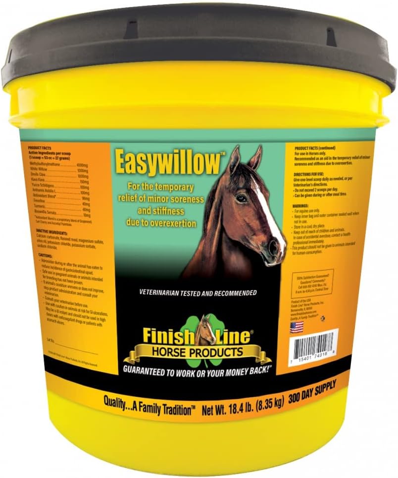 Finish Line Easywillow Equine Supplement Size: 300 Day (18,4 lbs)