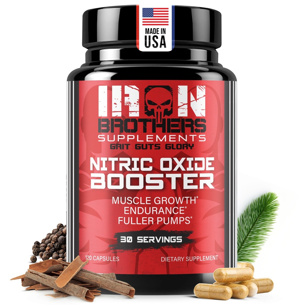Iron Brothers Lisäravinteet Typpioksidi Booster Lisäravinteet ...Extra Strength Pumput Lisäravinteet...