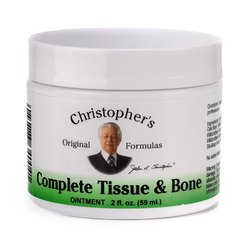 Christopher's Original Formulas Complete Tissue & Bone Voide, Herbal Blend for Skin & Connective Tissue, 2 oz Jar