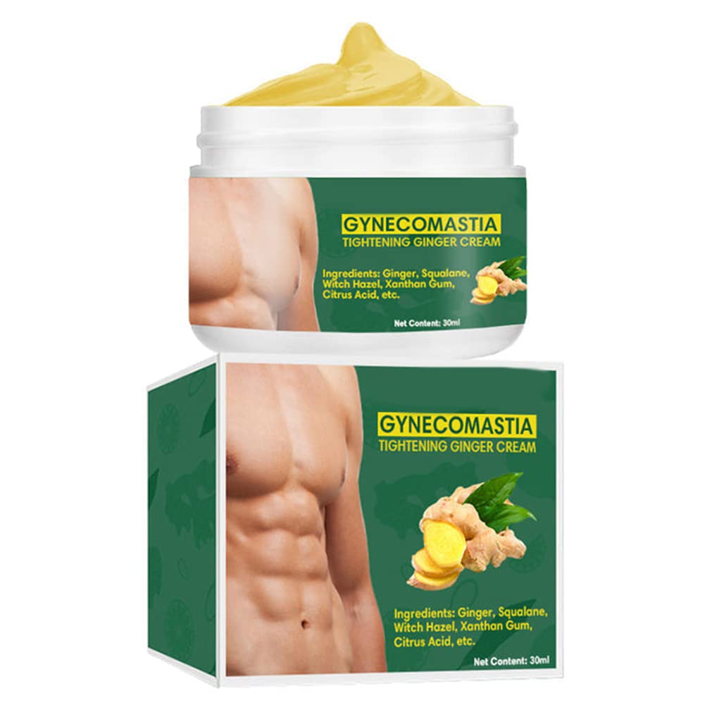 Ikasus Tehokas Gynekomastia Kiristäminen Ginger Cream, Kiristäminen Selluliitti Cream parantaa Elastisuus, inkivääri polttaminen Fats yrityksen Chest Shape miesten